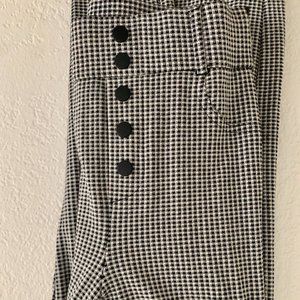 Zara High Rise Checked Leggings